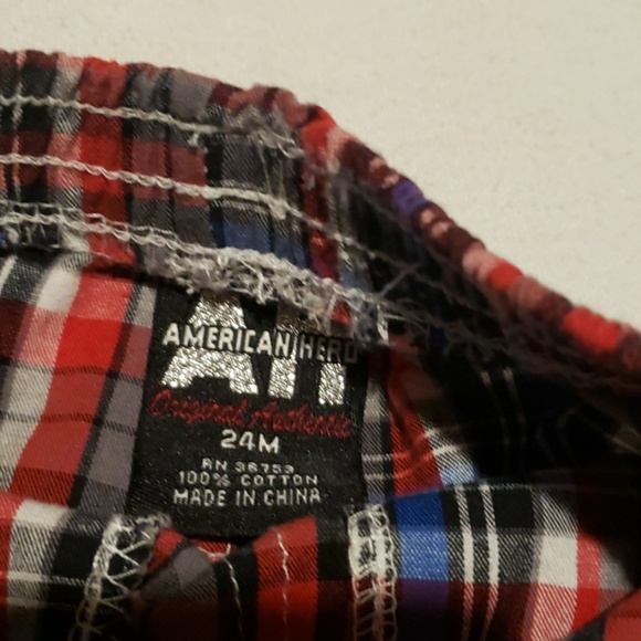 American Hero plaid shorts - Picture 2 of 2